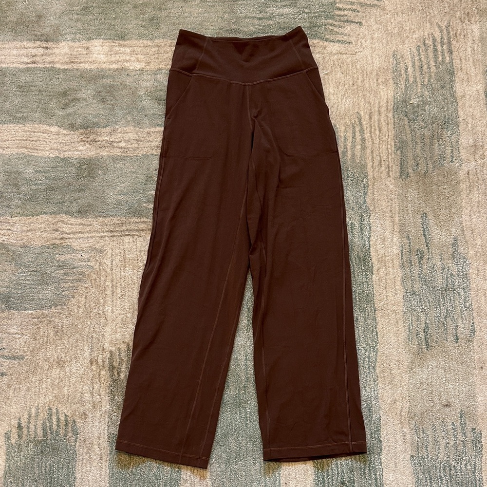 Lululemon align wide leg Brown High-Waisted Pants